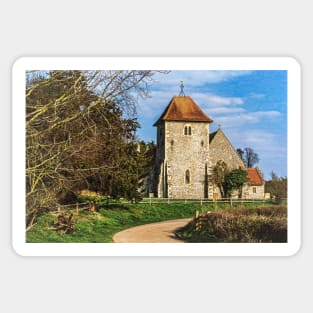 Aldworth Parish Church in Berkshire Sticker